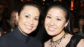 Lea Salonga poses with Ruthie Ann Miles (Here Lies Love), who counts Salonga among her favorite musical inspirations!