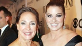 Tony Red Carpet- Laurie Metcalf- Debra Messing