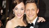 Tony Red Carpet- Laura Osnes- Nathan Johnson