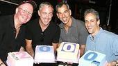 Photo Op - Hairspray 2,000th performance - Mark O'Donnell - Scott Wittman - Jerry Mitchell - Lon Hoyt