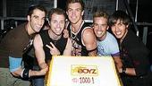 Photo Op - Altar Boyz 1000th Performance - Ryan Strand - Matthew Buckner - Landon Beard - Ryan Ratliff - Jay Garcia
