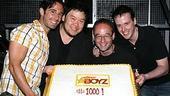 Photo Op - Altar Boyz 1000th Performance - Christopher Gattelli - Stafford Arima - Gary Adler - Michael Patrick Walker