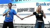 Photo Op - Broadway in Bryant Park 07-26-07 -  Lewis Cleale - Marin Mazzie