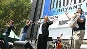 Photo Op - Broadway in Bryant Park 07-26-07 - Jason Danieley - Karen Kiemba - Debra Monk - Michael McCormick