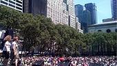 Photo Op - Broadway in Bryant Park 07-26-07 - Jackie Hoffman - Mary Testa (long shot)