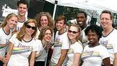 Photo Op - Broadway in Bryant Park 07-26-07 - Xanadu cast backstage