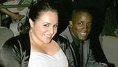 Photo Op - Hairspray sing-a-long launch - Nikki Blonsky - Elijah Kelley (in theater seats)