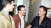 Photo Op - Bruce Springsteen at Jersey Boys - Daniel Reichard - Christian Hoff - Bruce Springsteen