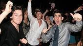 Photo Op - Grease Opening - Jonathan Groff - Max Crumm