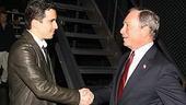 Photo Op - Mayor Bloomberg at Jersey Boys - John Lloyd Young - Michael Bloomberg - 1