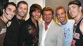 Photo Op - Frankie Avalon at Altar Boyz - Ryan Strand - Matthew Buckner - Jay Garcia - Frankie Avalon - Ryan J Ratliff - Landon Beard -1