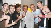 Photo Op - Frankie Avalon at Altar Boyz - Ryan Strand - Matthew Buckner - Jay Garcia - Frankie Avalon - Ryan J Ratliff - Landon Beard -2 