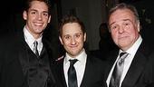 Photo Op - Young Frankenstein opening on Broadway - Barrett Martin - Christopher Fitzgerald - Fred Applegate