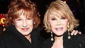 Photo Op - Young Frankenstein opening on Broadway - Joy Behar - Joan Rivers