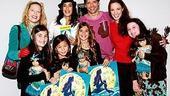 Photo Op - Teri Hatcher at The Little Mermaid - Sherie Rene Scott - Teri Hatcher - Sierra Boggess - Sean Palmer - Emerson - little girls