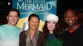 Photo Op - Vanessa Williams at The Little Mermaid - Sean Palmer - Vanessa Williams - Sierra Boggess - Tituss Burgess