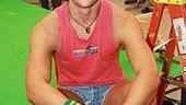 Photo Op - Xanadu TV commercial shoot - Cheyenne Jackson
