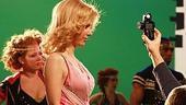 Photo Op - Xanadu TV commercial shoot - Kerry Butler - lighting girl