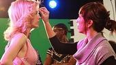 Photo Op - Xanadu TV commercial shoot - Kerry Butler - make-up