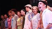 Broadway In the Heights Opening - Lin-Manuel Miranda - cast (c.c.)