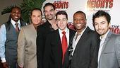 Broadway In the Heights Opening - Rogelio Douglas Jr. - Eliseo Roman - Javier Munoz - Tony Chiroldes - Rickey Tripp - Shaun Taylor-Corbett