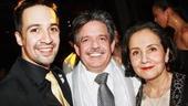 Broadway In the Heights Opening - Lin-Manuel  Miranda - parents