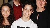 Billy Elliot Meet and Greet - David Alvarez with family