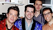 Million Dollar Quartet Photo Op – Million Dollar Quartet cast – Jerry Lee Lewis