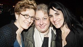 It’s a Well reunion! Lisa Kron and director Leigh Silverman (r.) get cheek to cheek with Kron's Tony-nominated co-star, Jayne Houdyshell.
