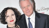 Addams Family star Bebe Neuwirth cozies up for a photo with husband Chris Calkins. 