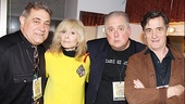 Lombardi couple Dan Lauria and Judith Light chat up fellow Easter Bonnet presenters Rob Bartlett and Roger Rees. 
