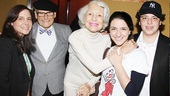 Take a look at this Larger Than Life crew: director Dori Berinstein, Channing's husband Harry Kullijian and Berinstein's children Sammi and Noah Cannold. 