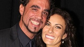 Drama Desk winners Bobby Cannavale of The Motherf**ker With the Hat and Laura Benanti of Women on the Verge of a Nervous Breakdown show off their bright Broadway smiles for our camera. 