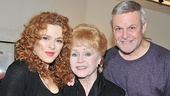 For Bernadette Peters and Ron Raines, there's no better way to top off a Saturday night performance than with a visit from a legend like Debbie Reynolds. 