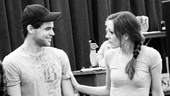 <i>Bonnie & Clyde</i> Rehearsal -  Jeremy Jordan – Laura Osnes 