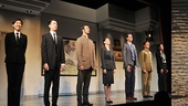 The cast of Chinglish comes together for a first-night bow on David Korins' stellar set. 