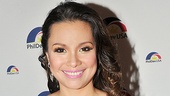 Tony winner Lea Salonga looks radiant before eading an evening of Stephen Sondheim songs at Lincoln Center. 