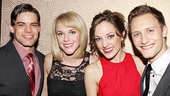 <i>Bonnie & Clyde</i> opening night – Jeremy Jordan – Ashley Spencer – Laura Osnes – Nathan Johnson 