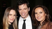 Hilary Swank (who starred with Connick in P.S. I Love You) and Law & Order:SVU's Mariska Hargitay strike a pose with the man of the hour, Harry Connick Jr.