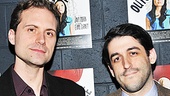 Outside People's director Evan Cabnet and playwright Zayd Dorn celebrate this joint production of the Vineyard and Naked Angels. 