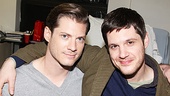 Michael Esper throws an arm around pal and co-star Gregory Woodell.
