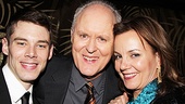 John Lithgow shares intimate moments with his Columnist co-stars Brian J. Smith and Margaret Colin, on and off the stage.