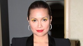 Talk about a knockout! Salonga gives our camera her fiercest pose before getting her show on the road. 