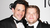 Steve Kazee and James Corden can’t stop grinning after their first Tony wins.