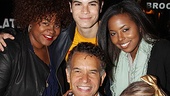 Ghost’s Da’Vine Joy Randolph and Bring It On stars Jason Gotay, Adrienne Warren and Ryann Redmond are super excited to meet Tony winner Brian Stokes Mitchell.