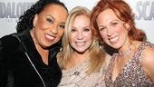 Can you feel the fire? The fiery ladies of Scandalous Roz Ryan, Kathie Lee Gifford and Carolee Carmello put their heads together on opening night.