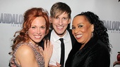 The ladies sure love the handsome Andrew Samonsky. Here he is nestled between his co-stars Carolee Carmello and Roz Ryan. 