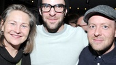 Cherry Jones and Zachary Quinto, who are gearing up to star in The Glass Menagerie at A.R.T., catch the company’s newest offering alongside their director, Tony winner John Tiffany.