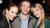 Sarah Paulson hangs out at the afterparty with musician Michael Rabe and sister Lily Rabe (who appeared in Roundabout’s Crimes of the Heart and Heartbreak House).