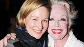 Friends and The Truman Show co-stars Laura Linney and Holland Taylor share an opening night embrace. 